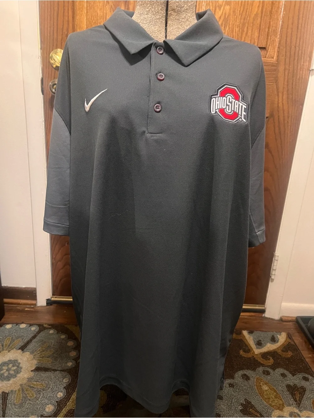 Nike Ohio State Men's Gray Polo Shirt size XXL